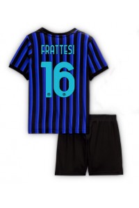 Inter Milan Davide Frattesi #16 Babyklær Hjemme Fotballdrakt til barn 2025-26 Korte ermer (+ Korte bukser)